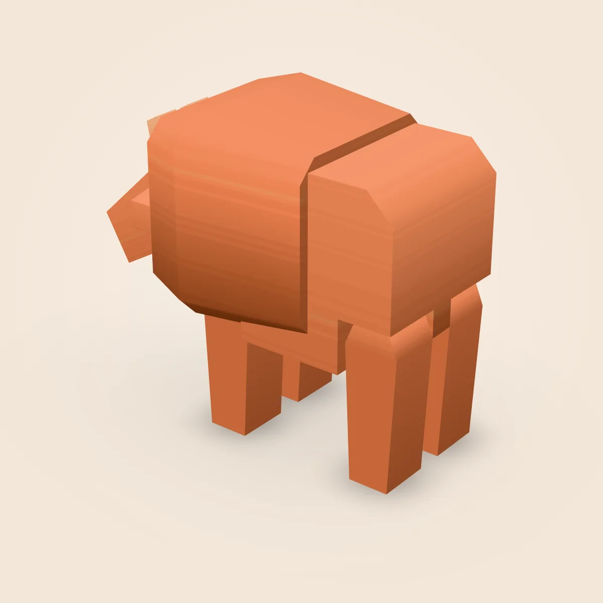Animal Bison Model