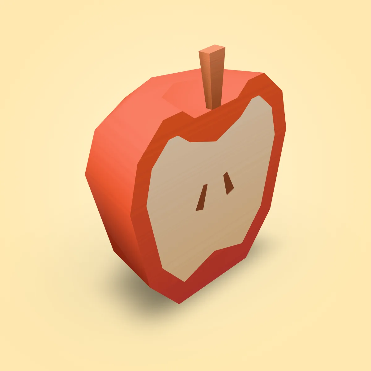 Apple Half Model