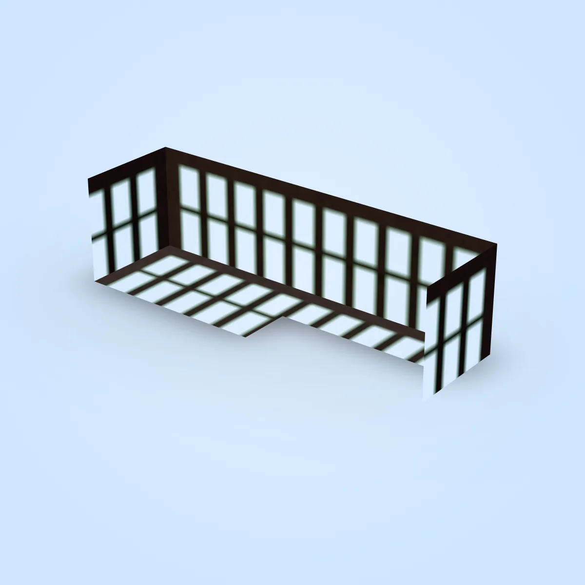 Balcony Ladder Top Model