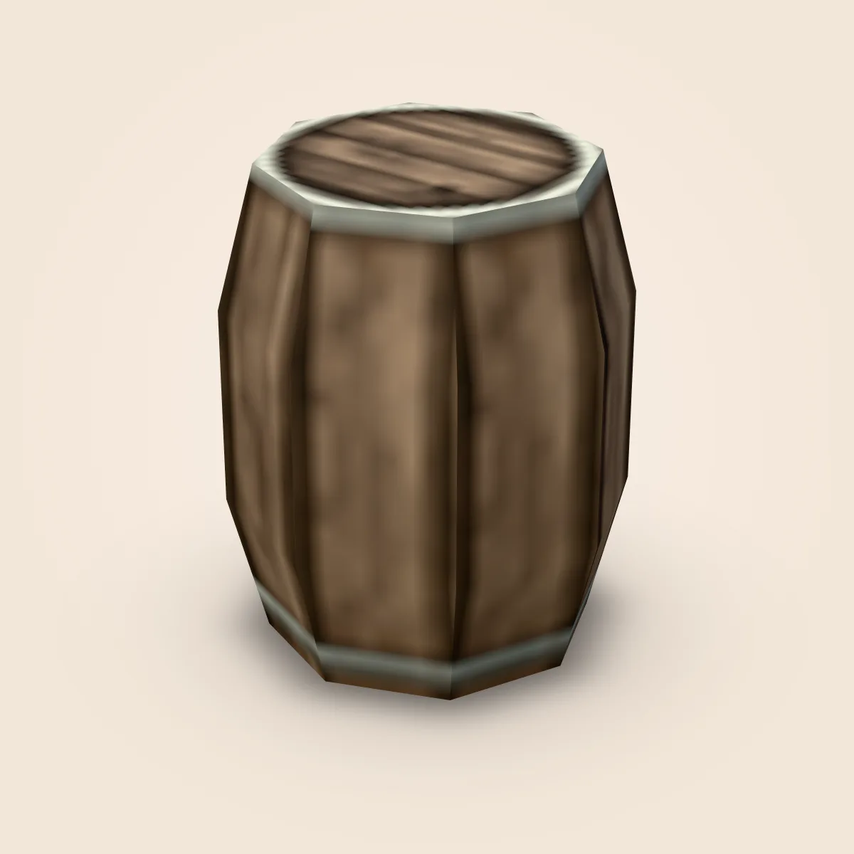 Barrel (Retro Fantasy) Model