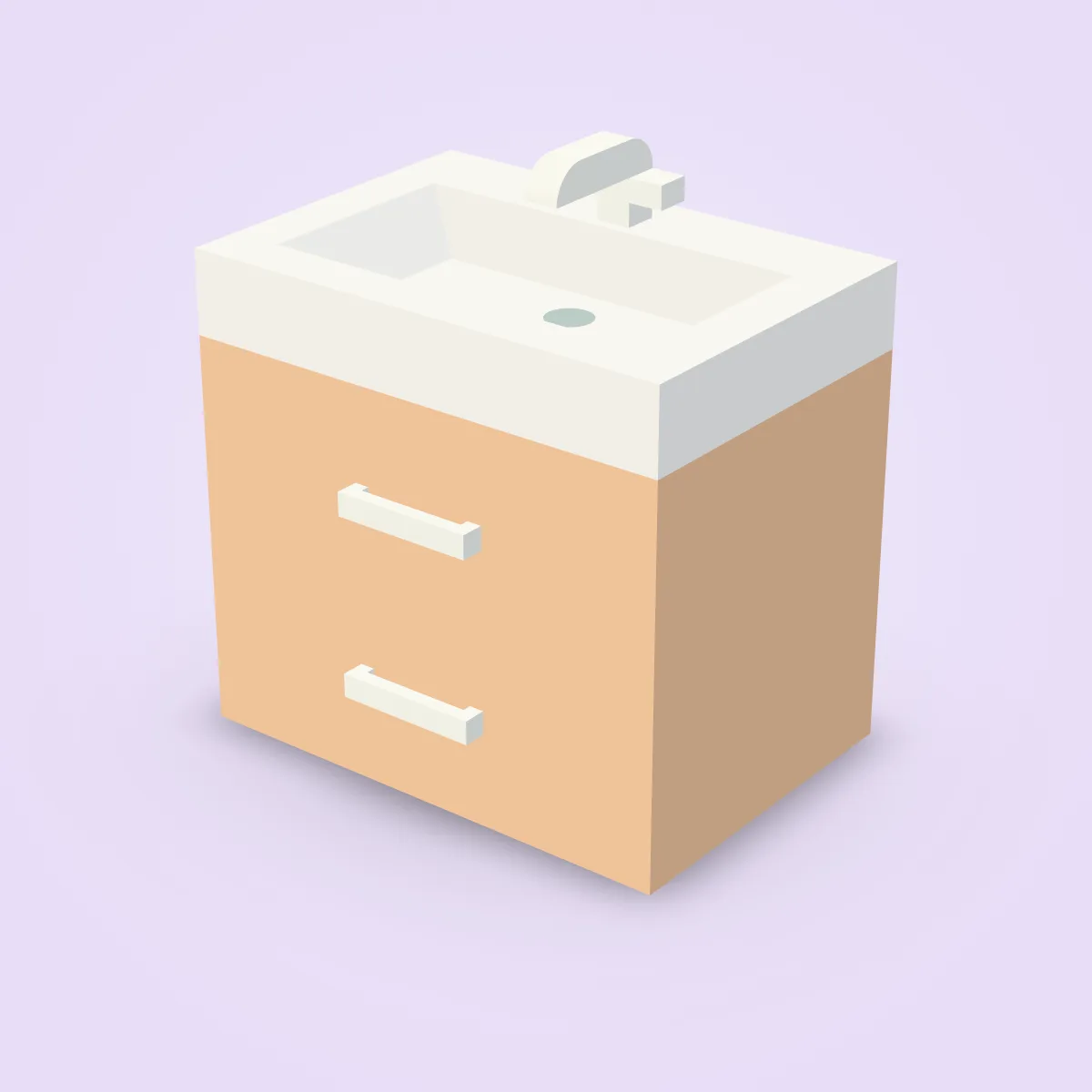 Bathroom Cabinet Drawer Model