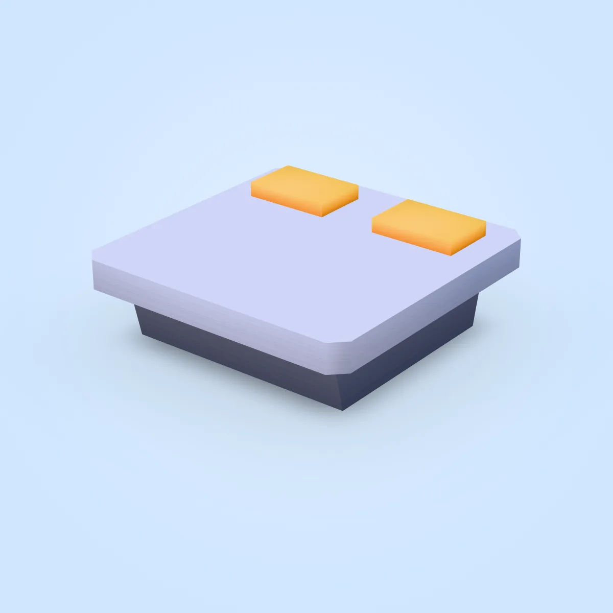 Bed Double (Space Station) Model