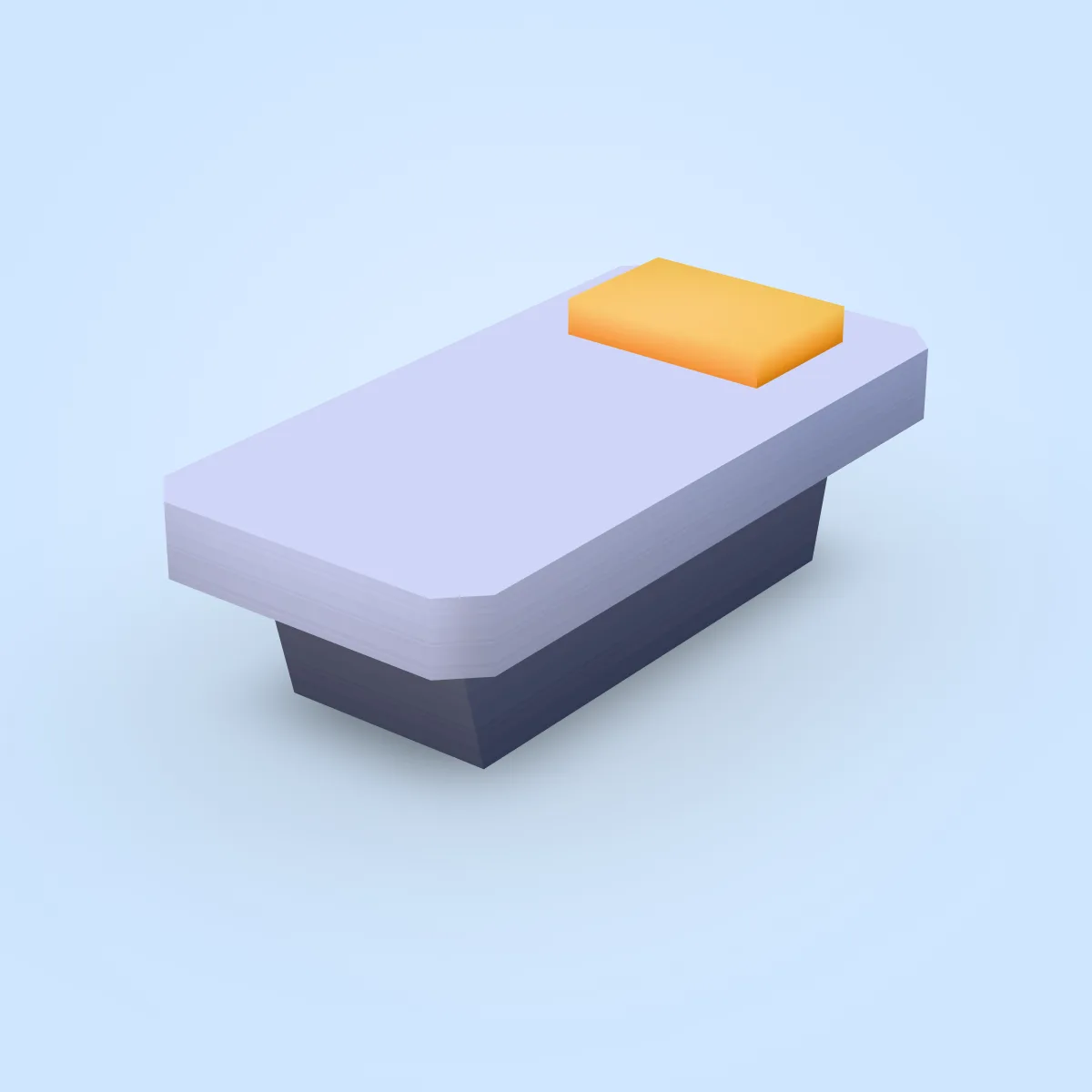 Bed Single (Space Station) Model