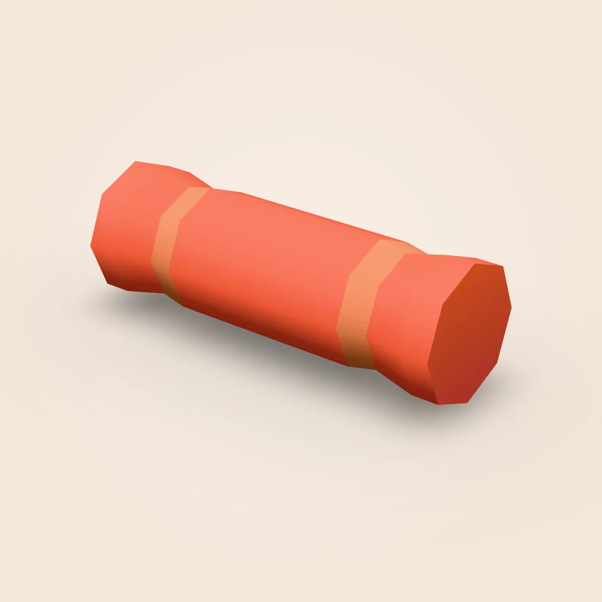 Bedroll Packed Model