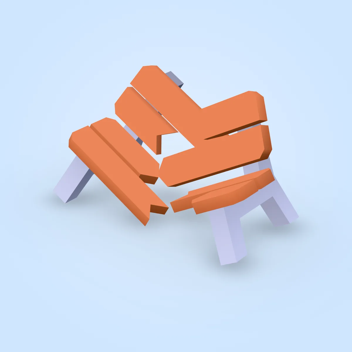 Bench Damaged Model