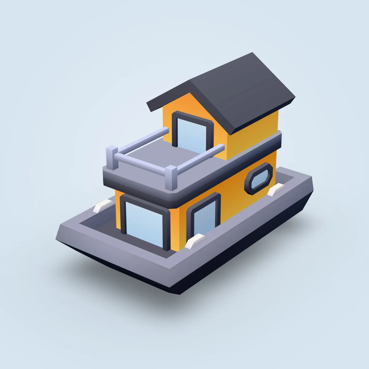 Boat House Type D Model