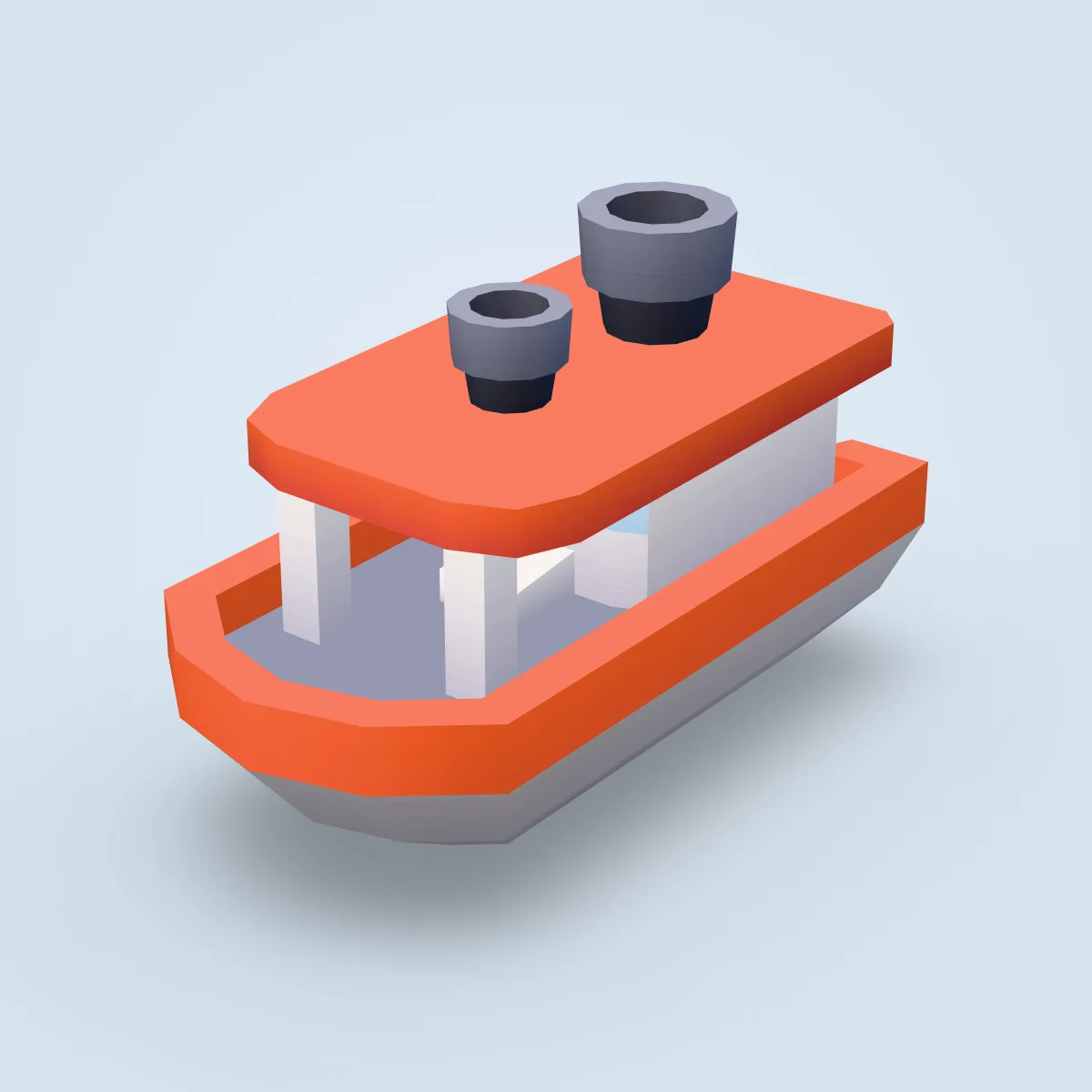 Boat Tug Type A Model