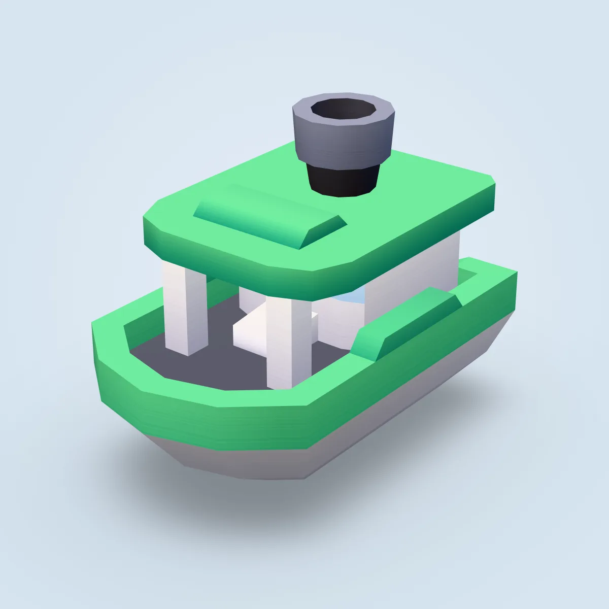 Boat Tug Type B Model
