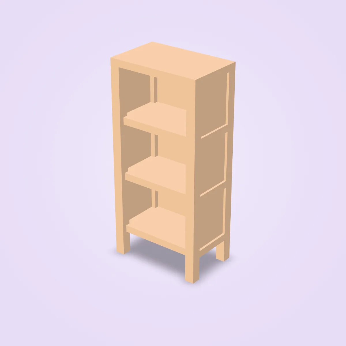 Bookcase Closed Model