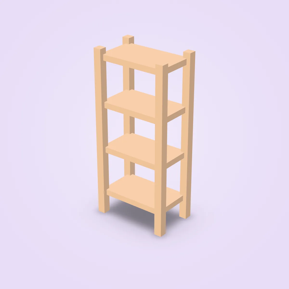 Bookcase Open Model