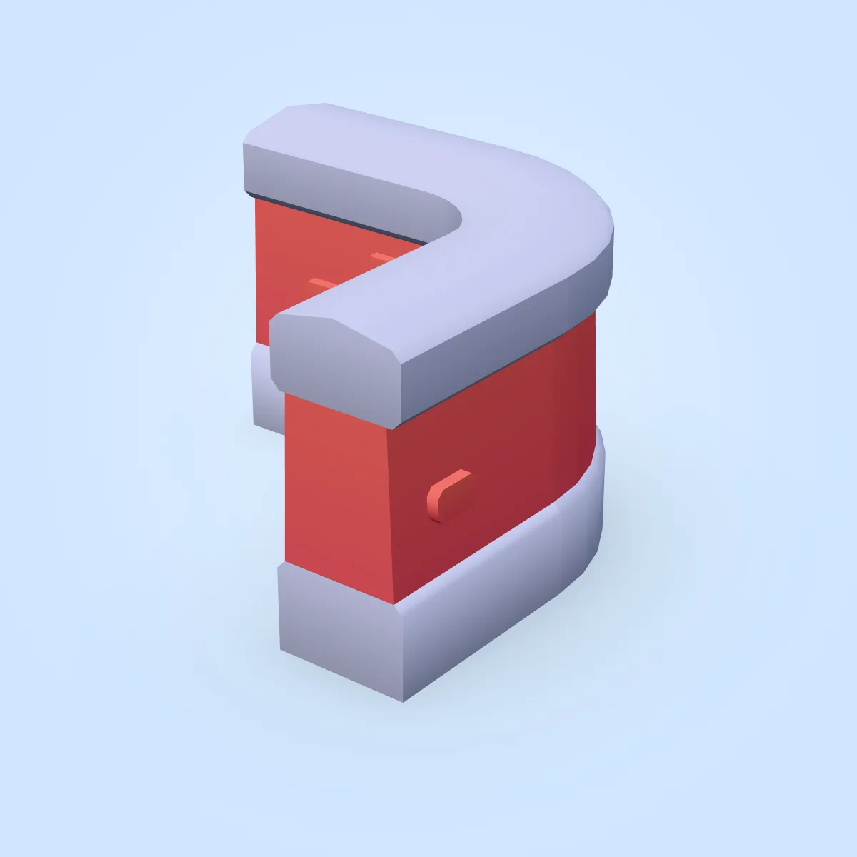 Brick Wall Curve Small Model