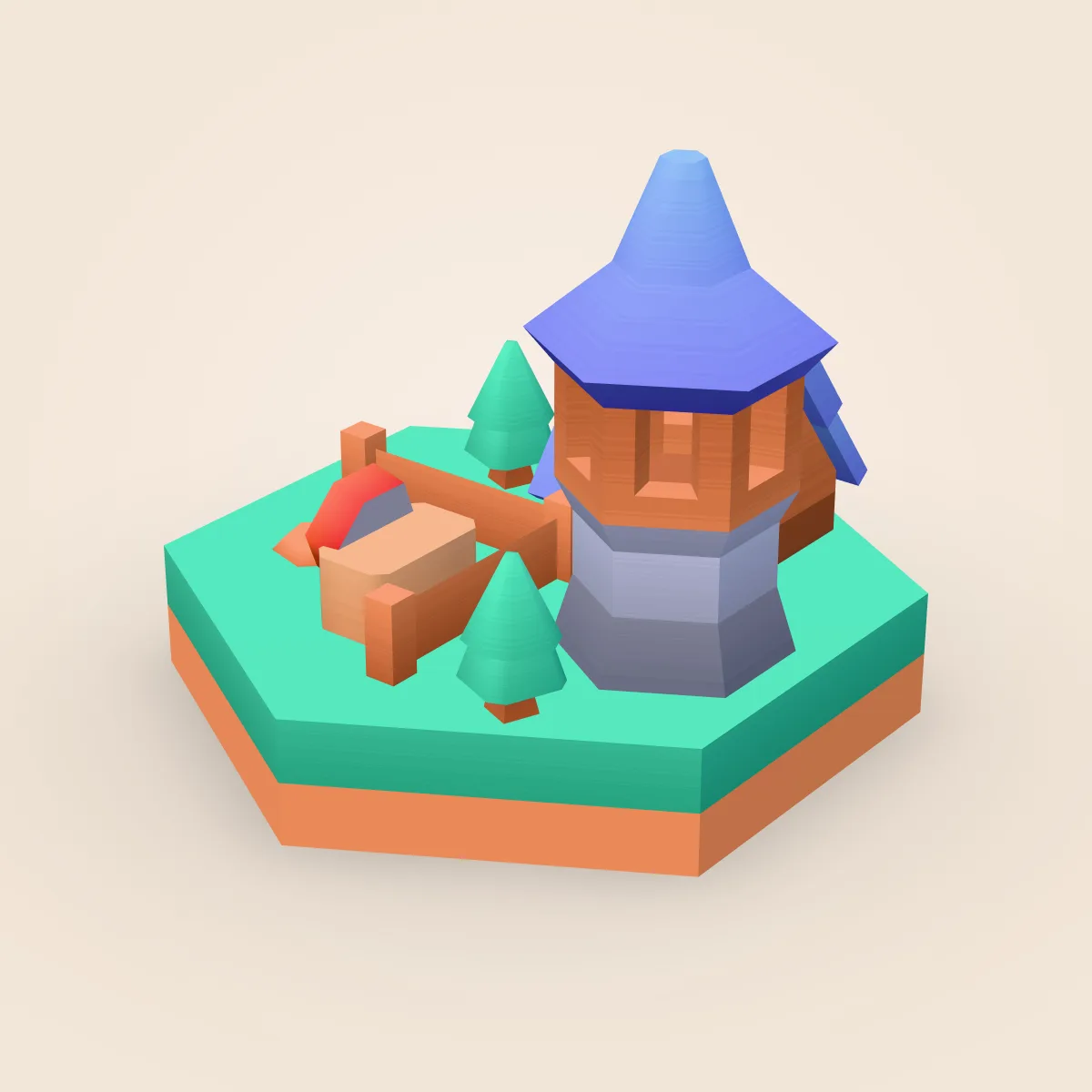 Building Archery Model