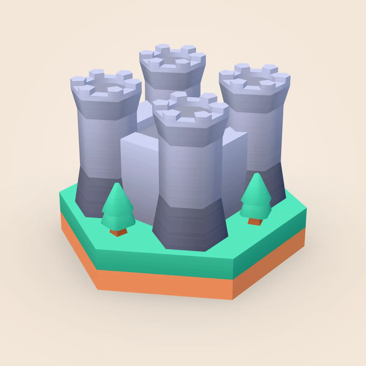 Building Castle Model