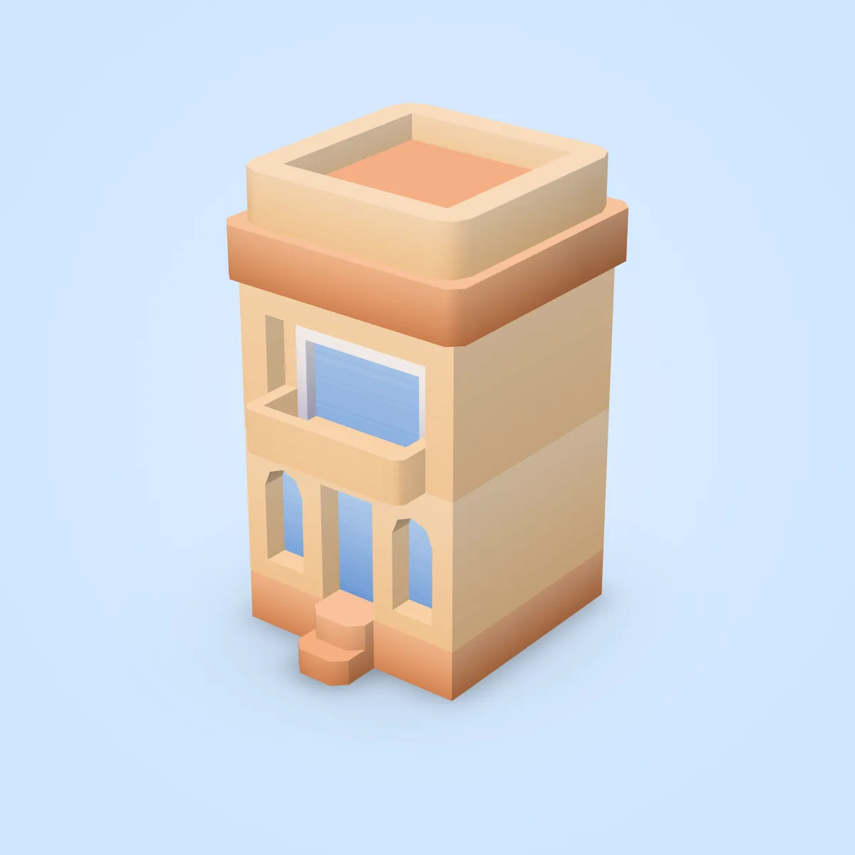 Building Sample Tower Type B Model