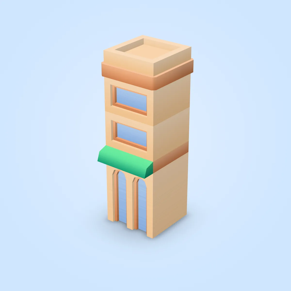 Building Sample Tower Type C Model