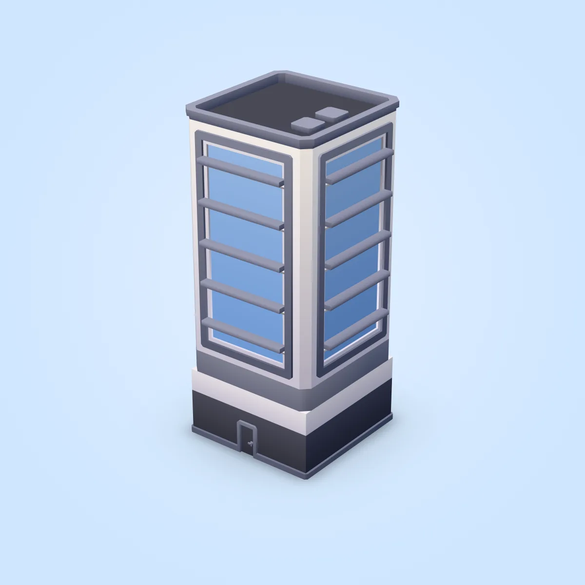 Building Skyscraper Type A Model