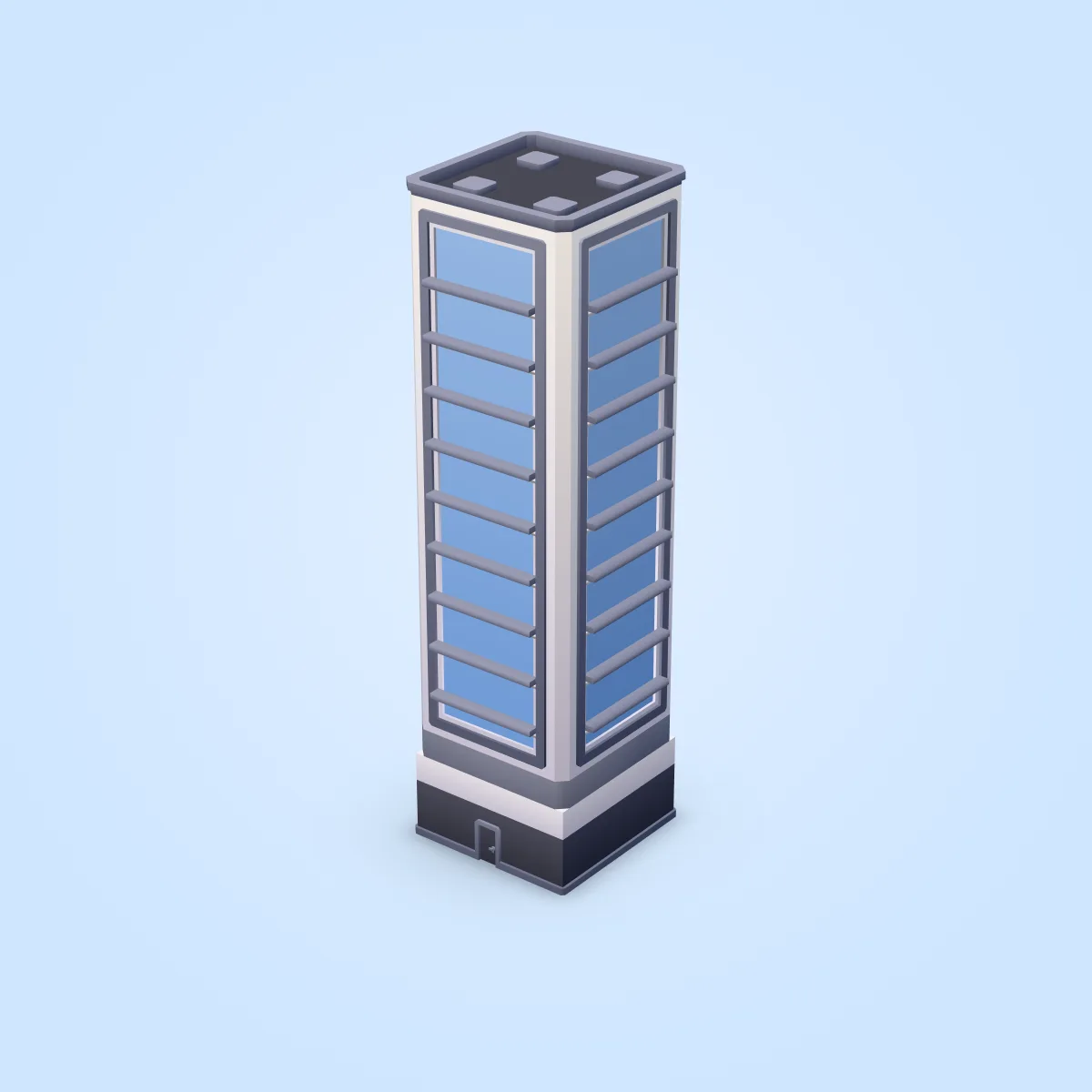 Building Skyscraper Type B Model