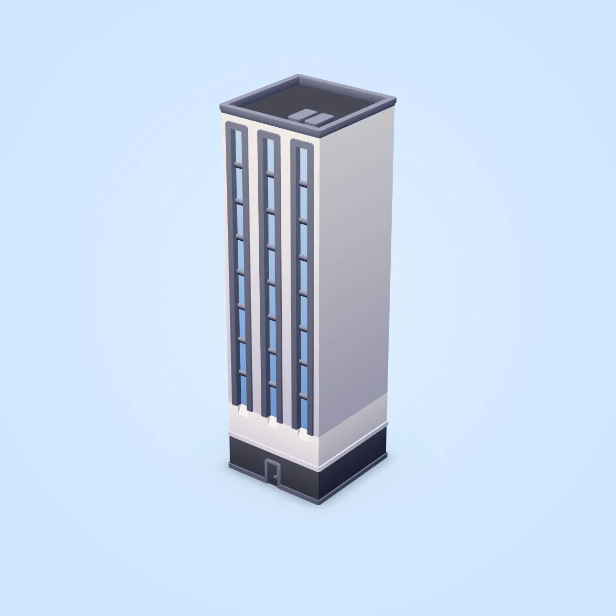 Building Skyscraper Type E Model