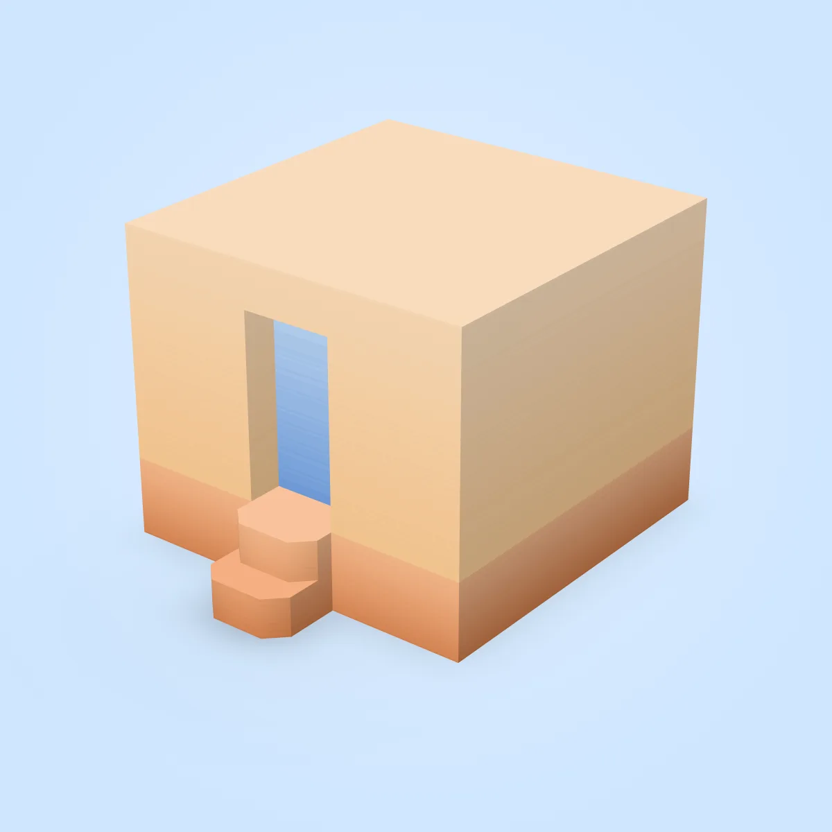 Building Steps Narrow Model