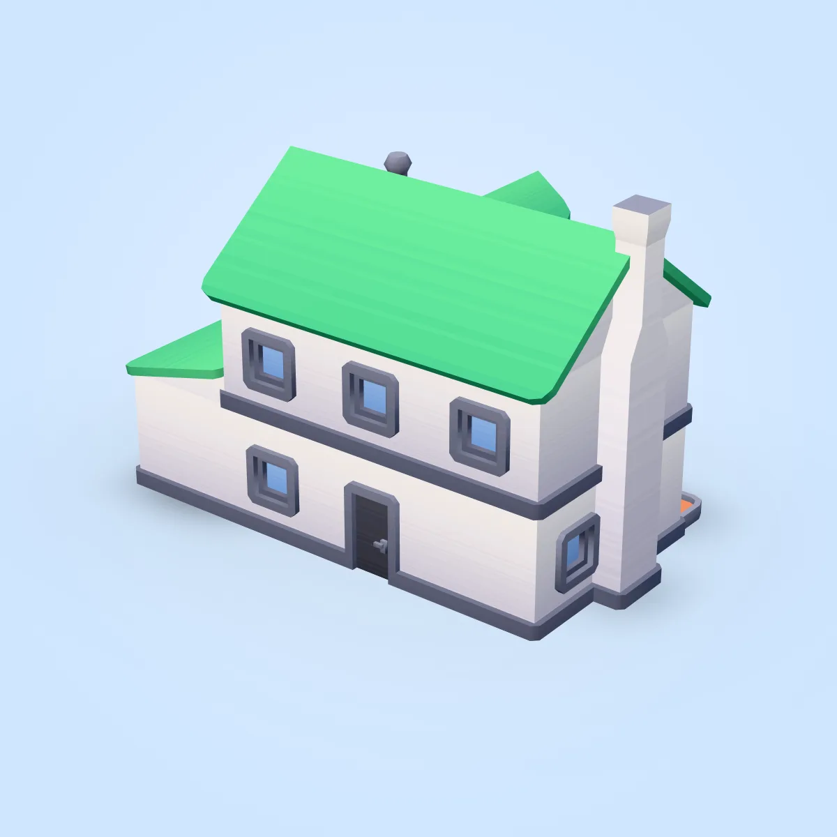Building Type D (City Suburban) Model