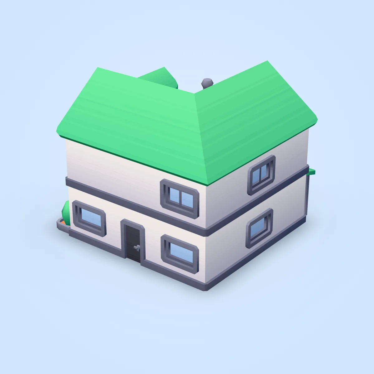 Building Type F (City Suburban) Model