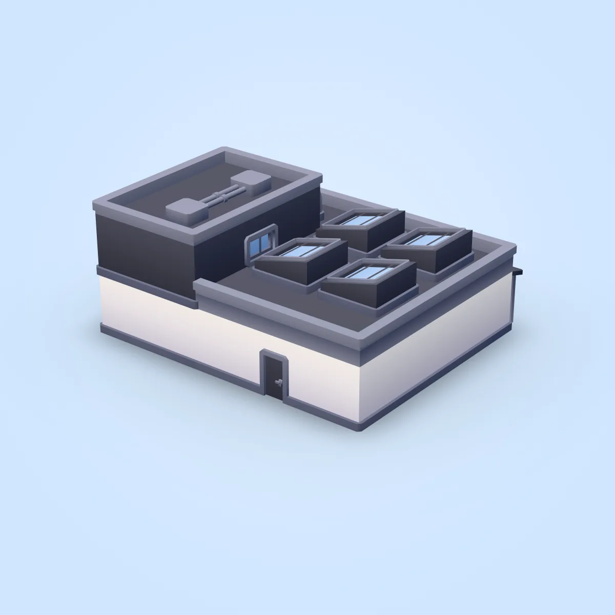 Building Type Q (City Industrial) Model