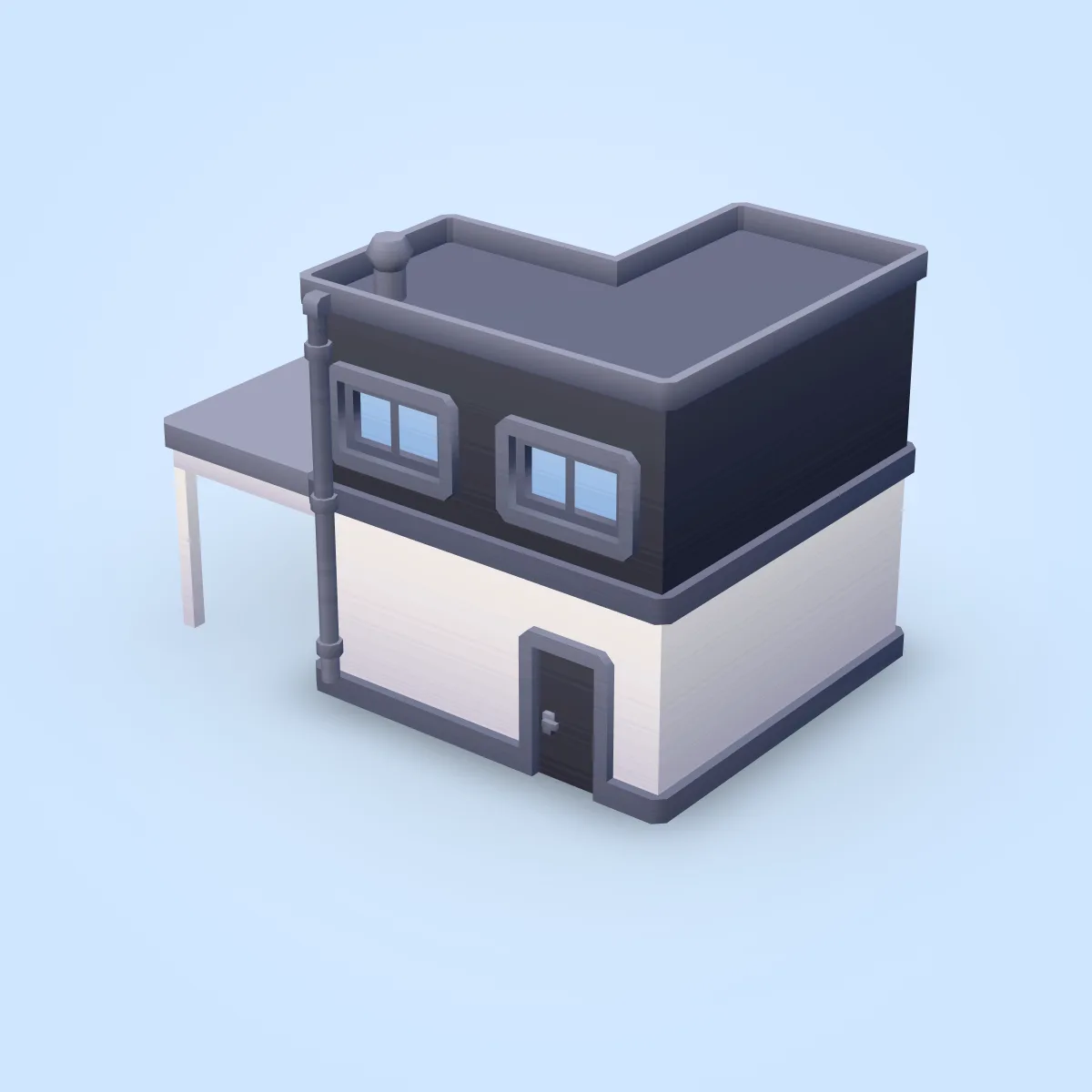 Building Type Q (City Suburban) Model
