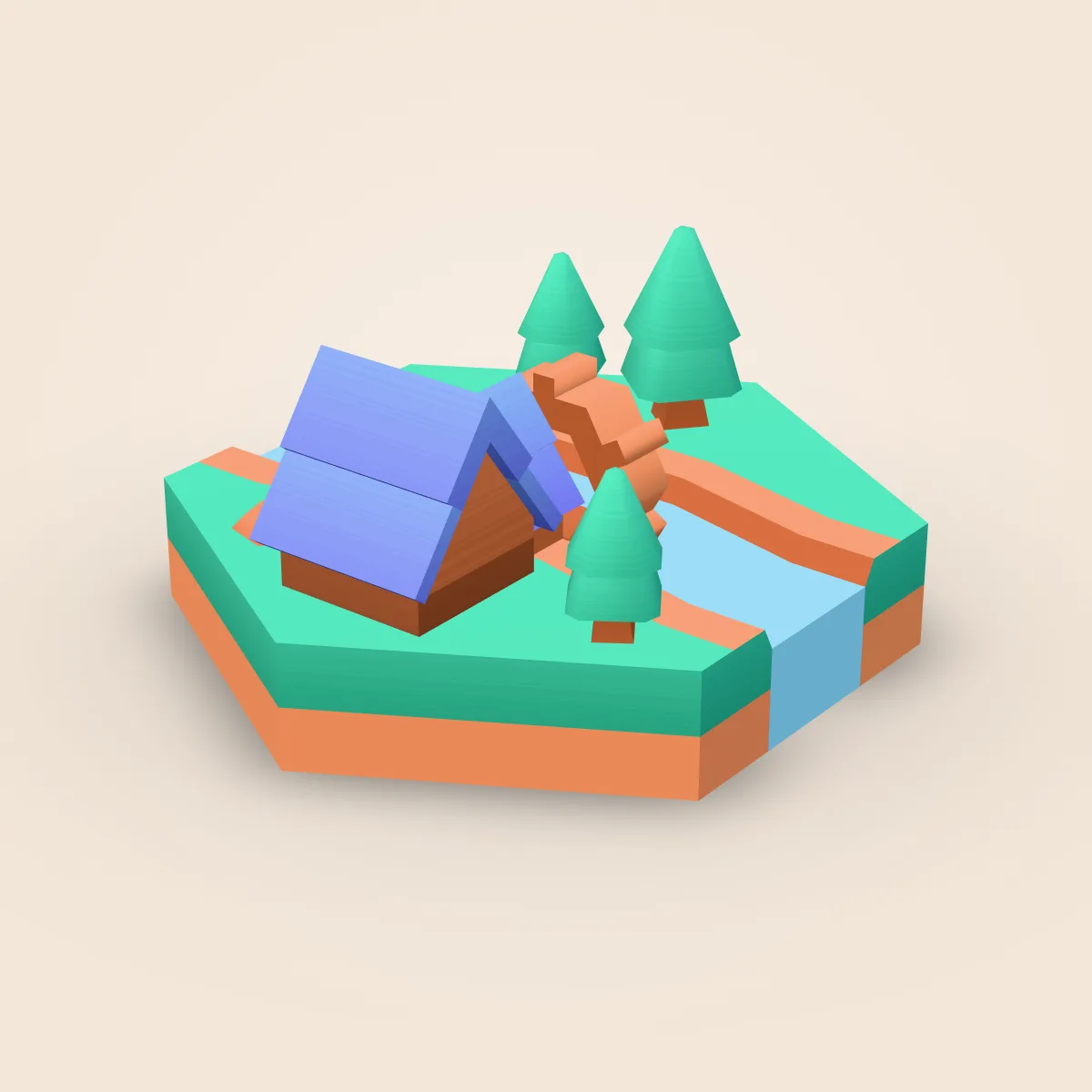 Building Watermill Model