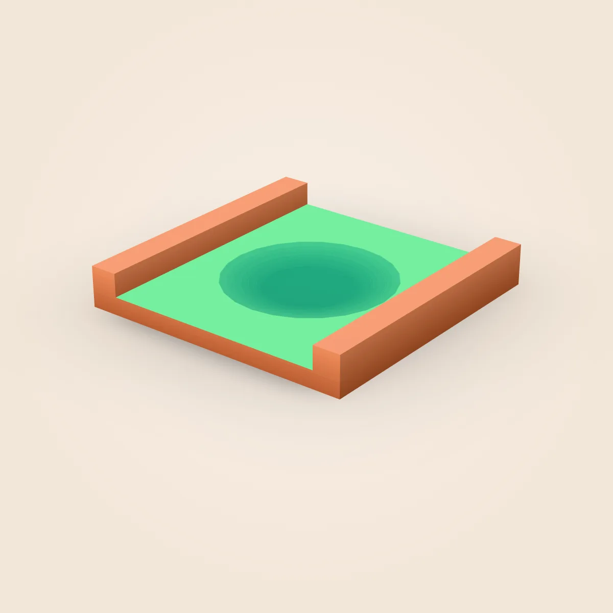Bump Down Walls Model