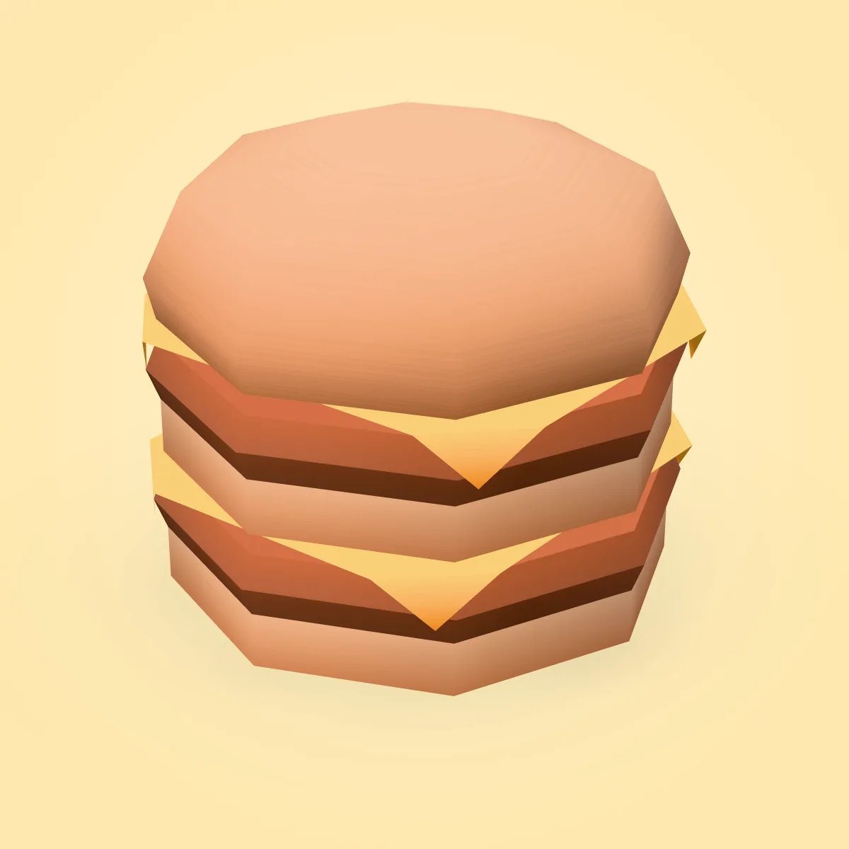 Burger Cheese Double Model