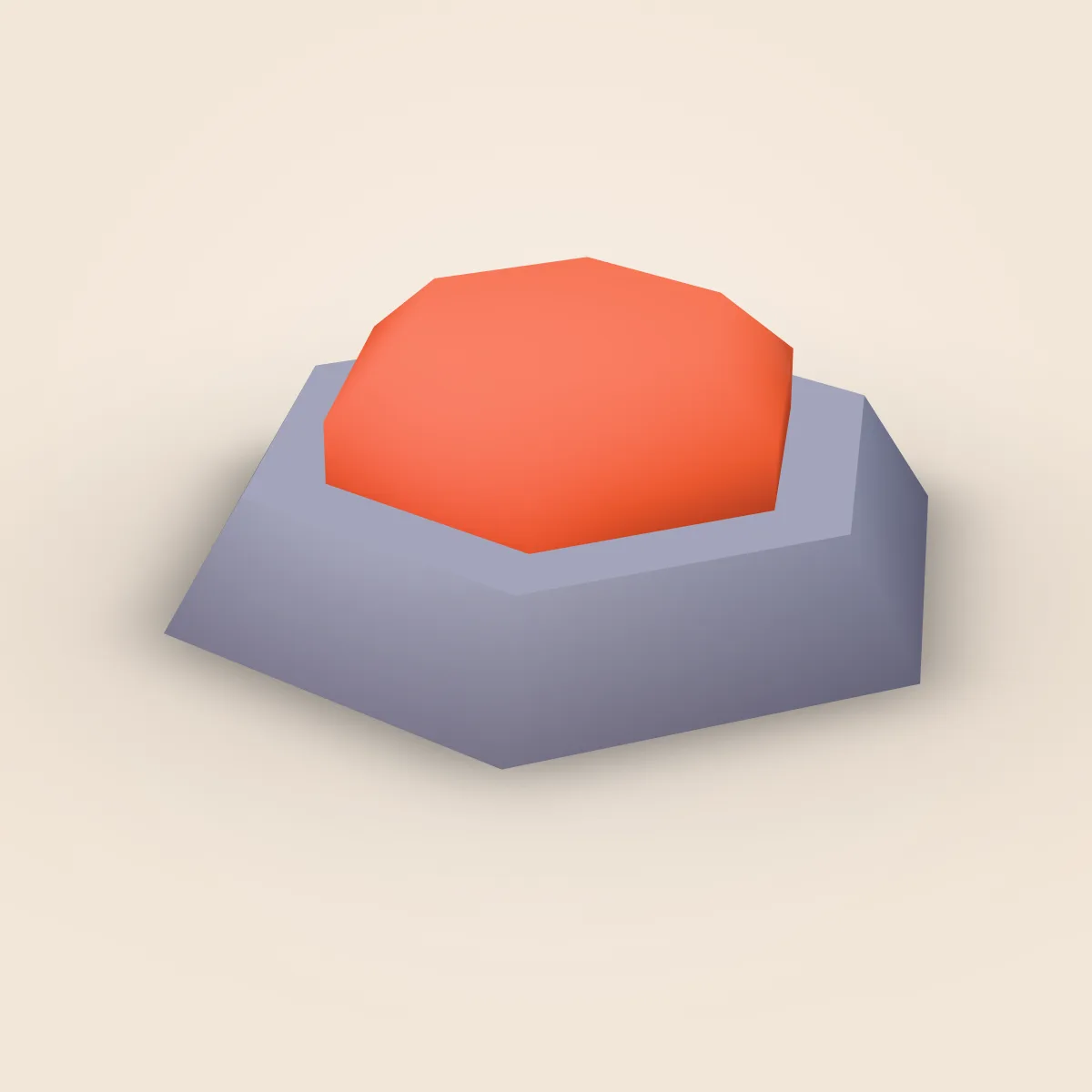 Button Round Model