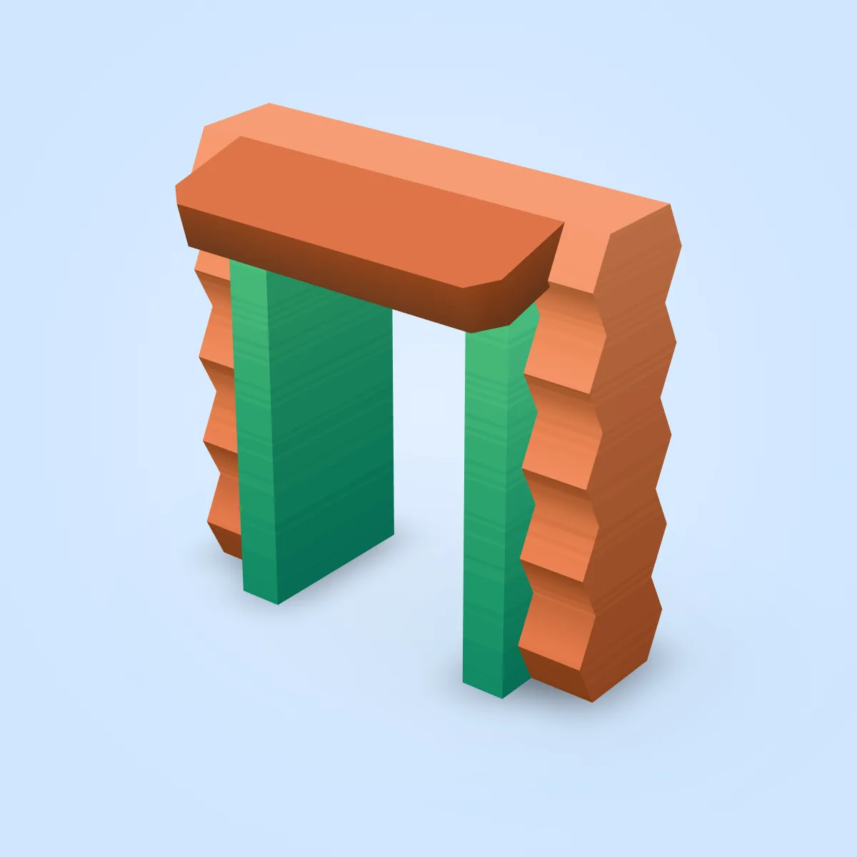 Cabin Overhang Doorway Model