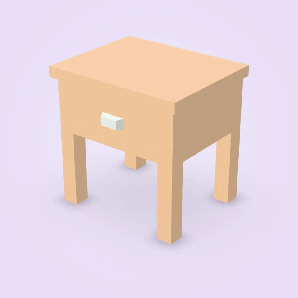 Cabinet Bed Drawer Table Model