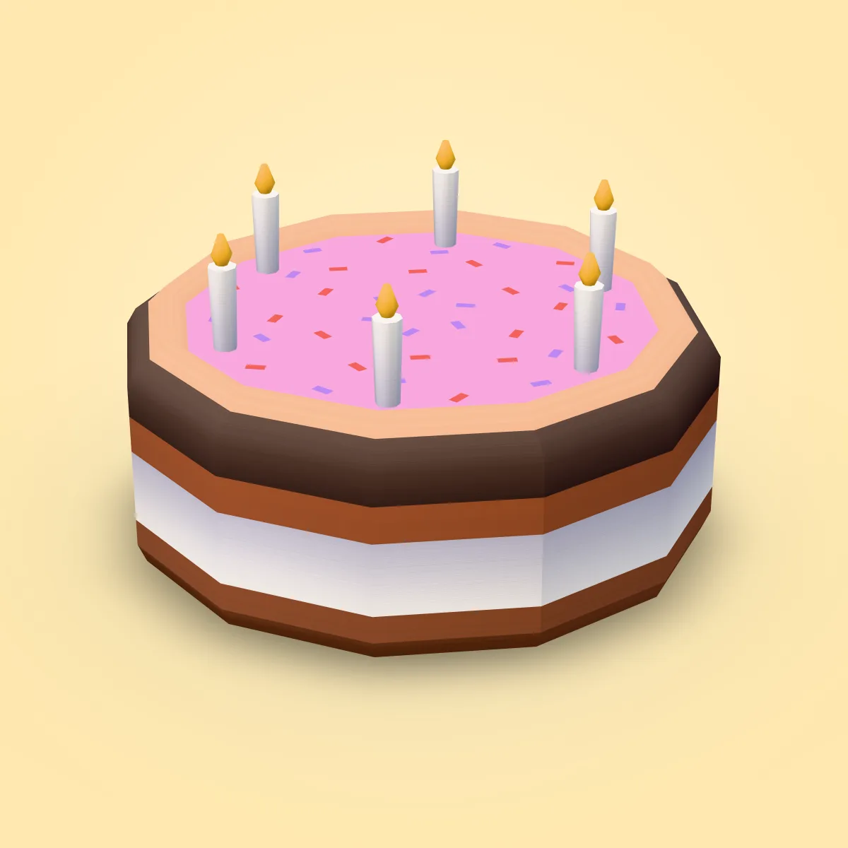 Cake Birthday Model
