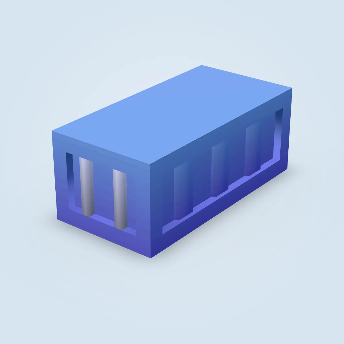 Cargo Container Type B Model