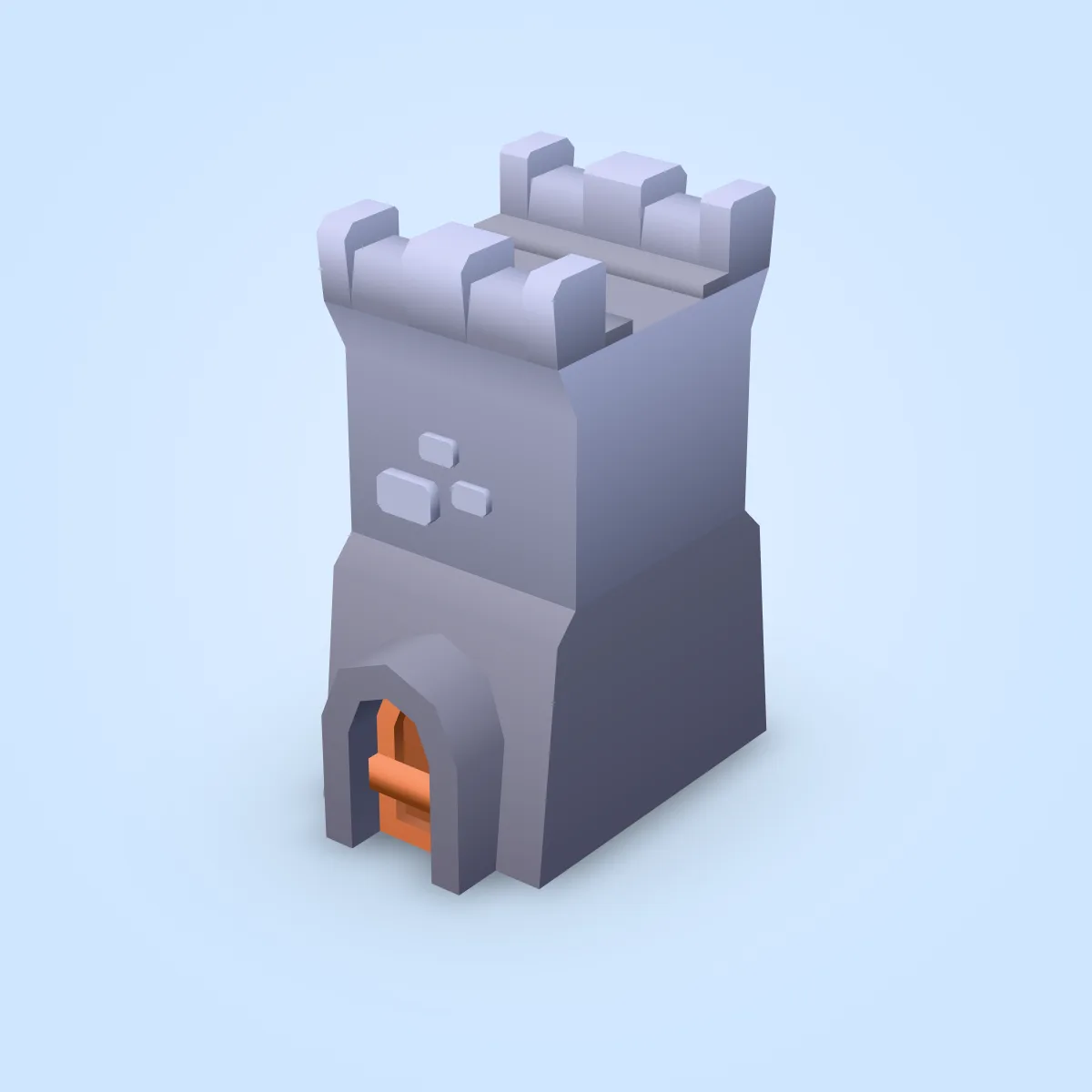 Castle Door Model