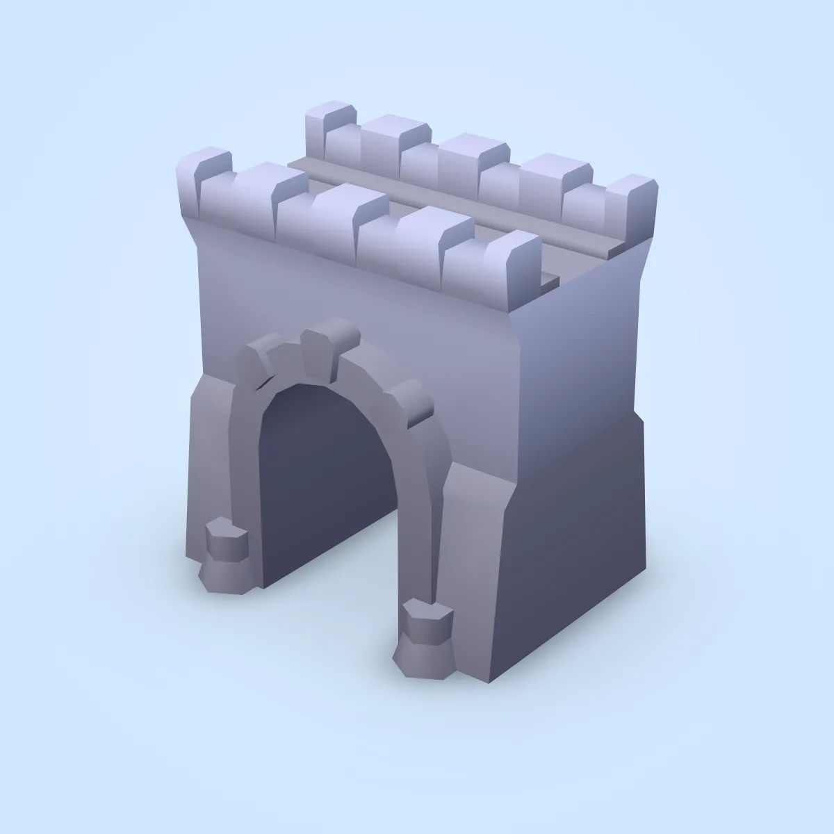 Castle Gate Model