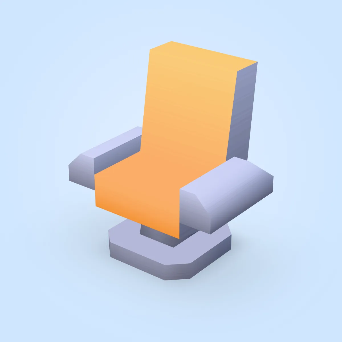 Chair Armrest Model