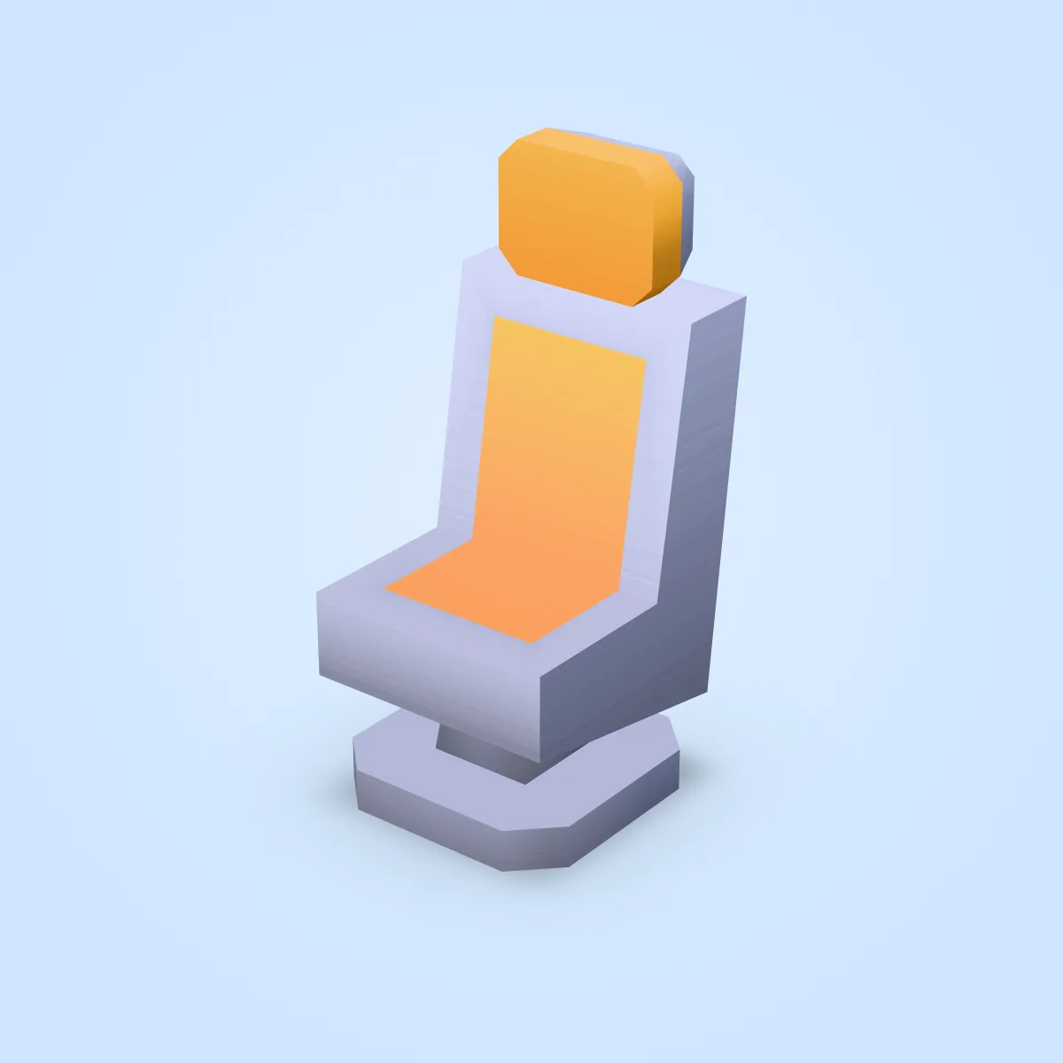 Chair Cushion Headrest Model