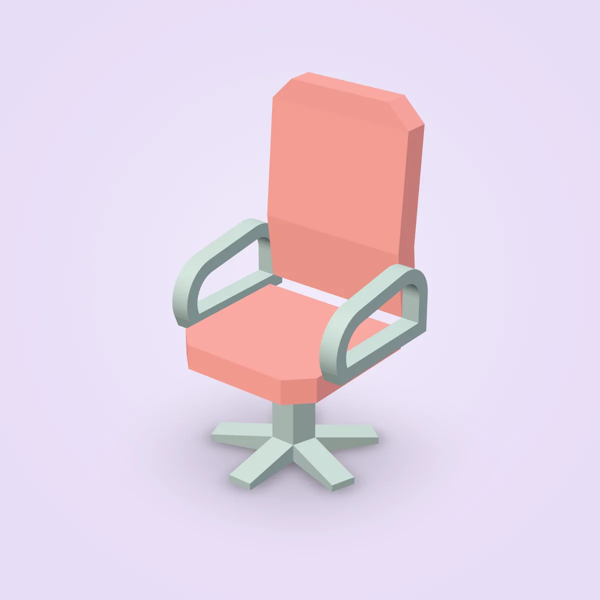 Chair Desk Model