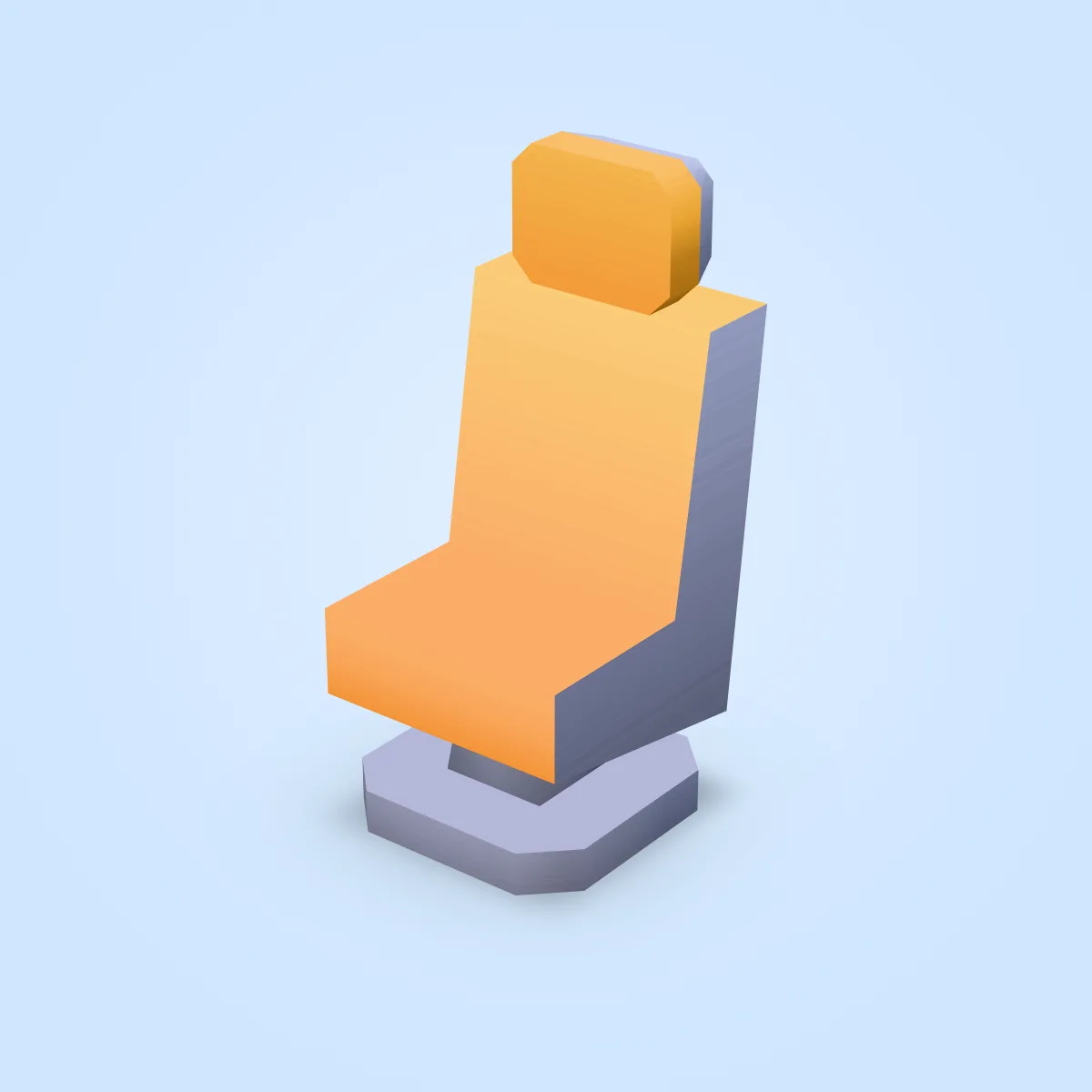 Chair Headrest Model