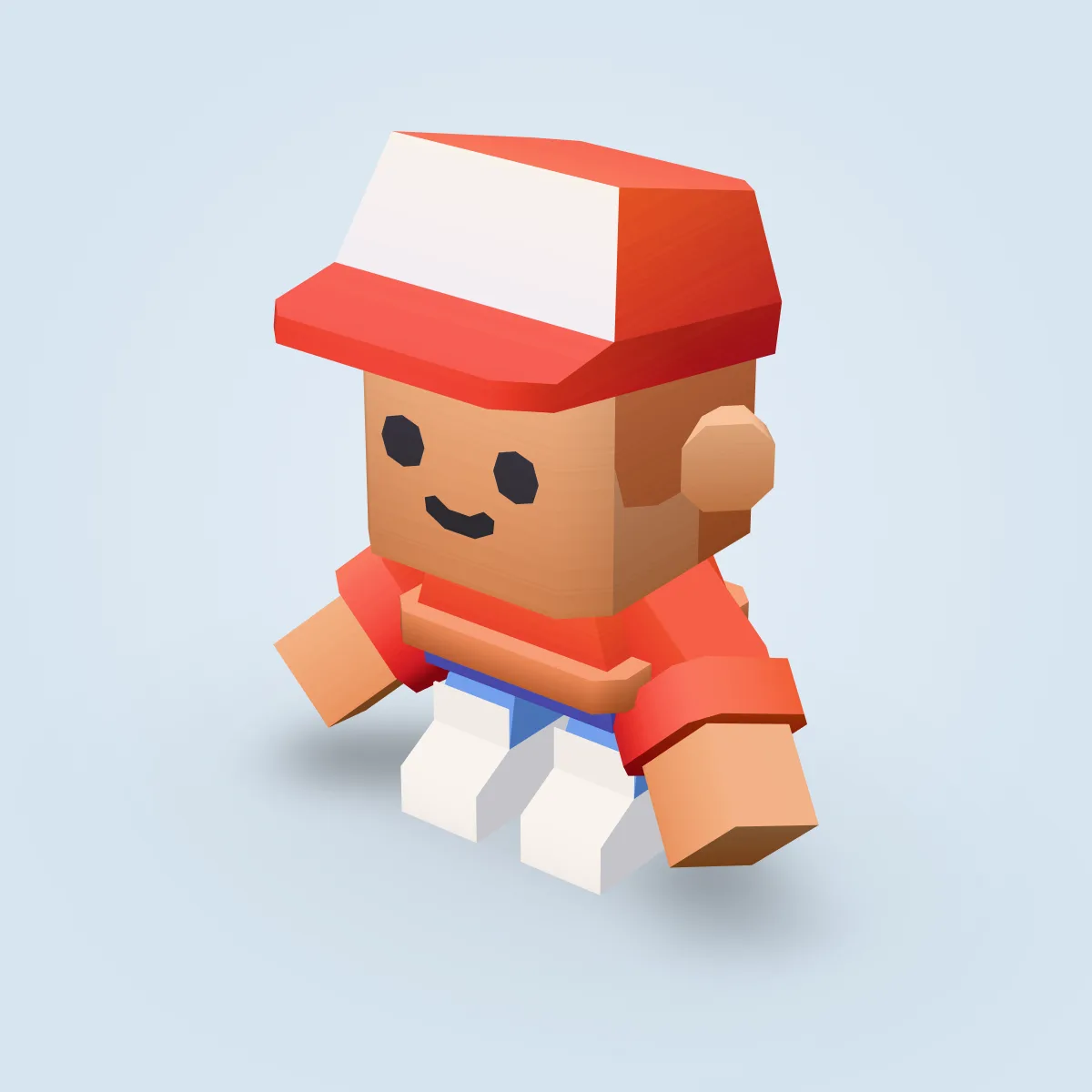 Character Skate Boy Model