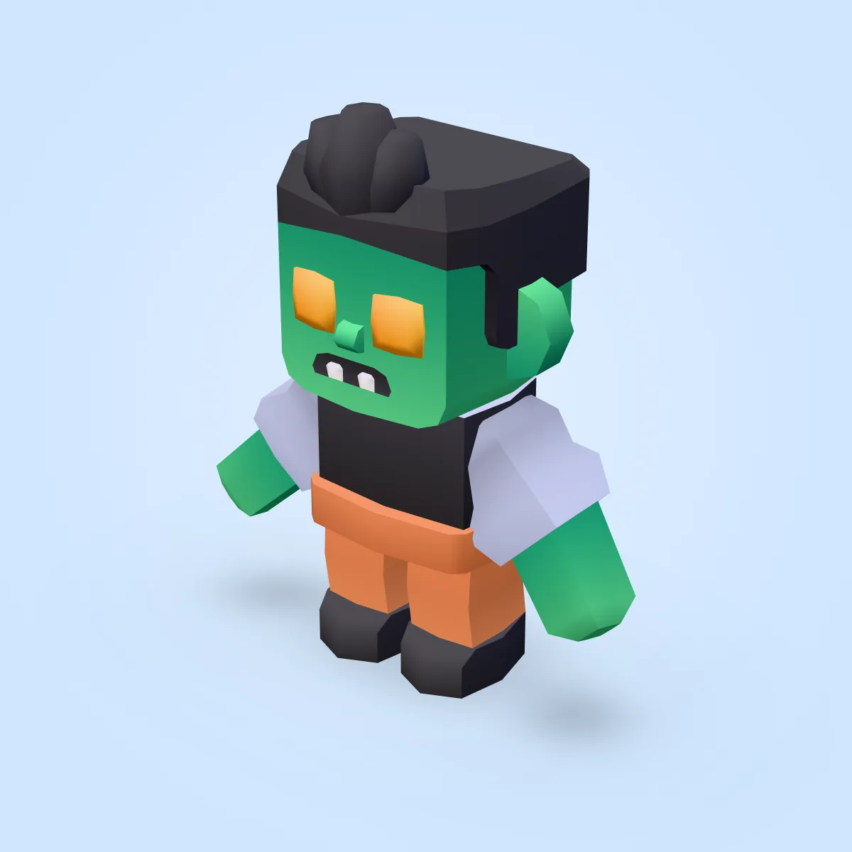 Character Zombie Model