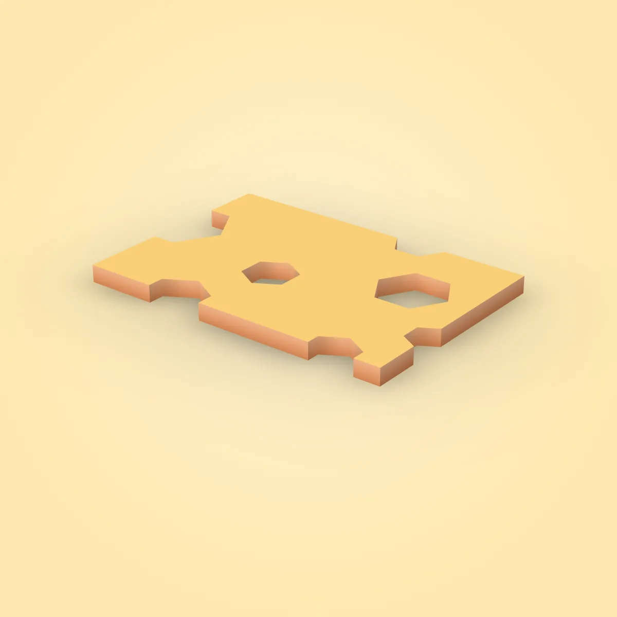 Cheese Cut Model