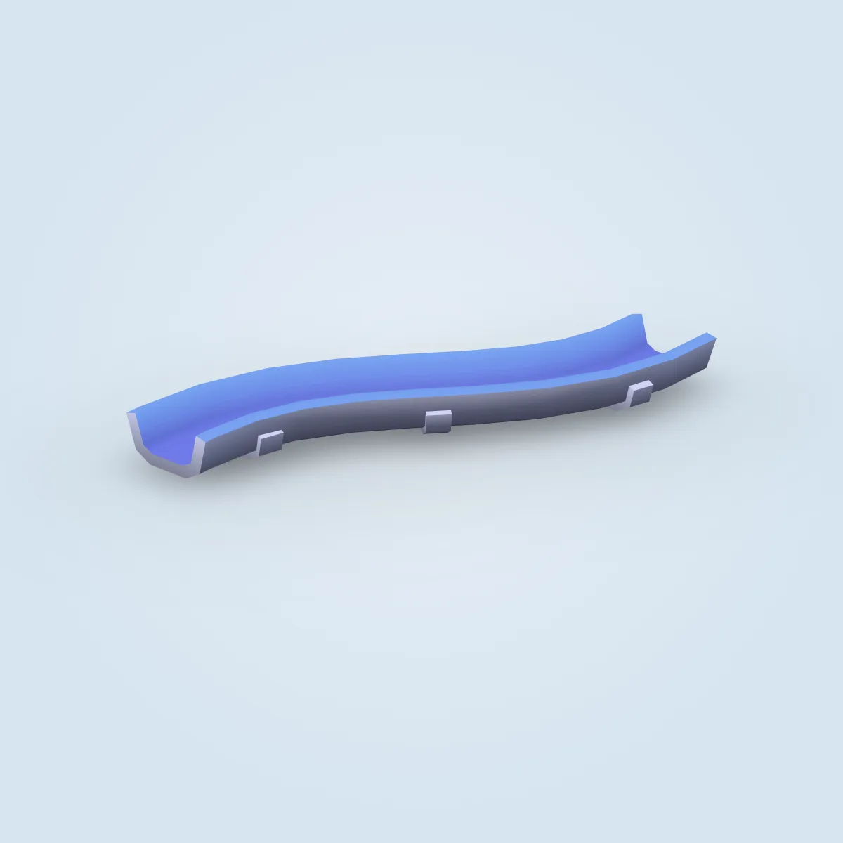 Coaster Flume Curve Model