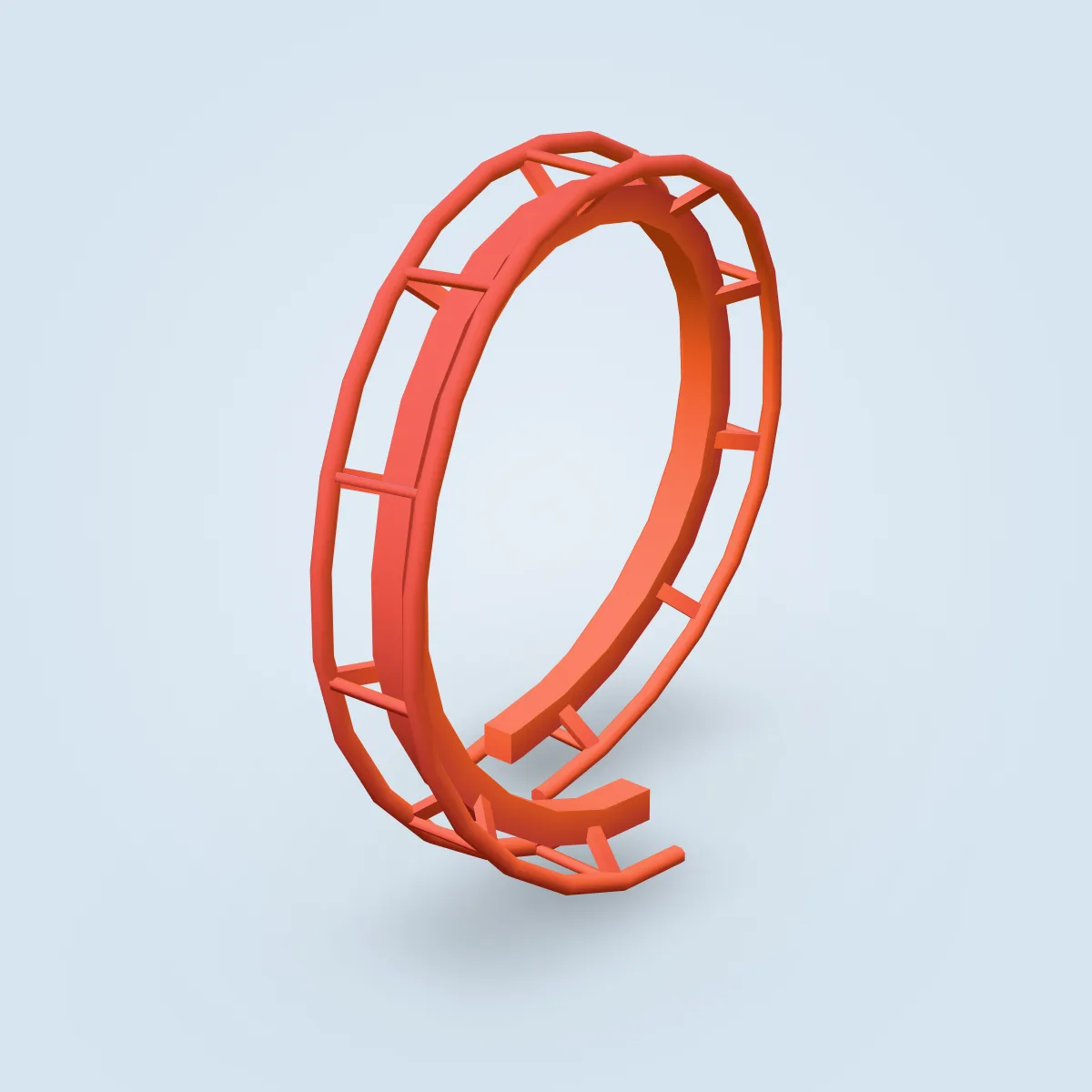 Coaster Hanging Looping Model