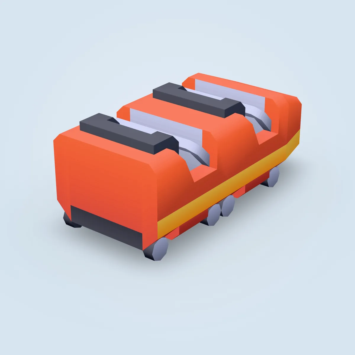 Coaster Train Front Model