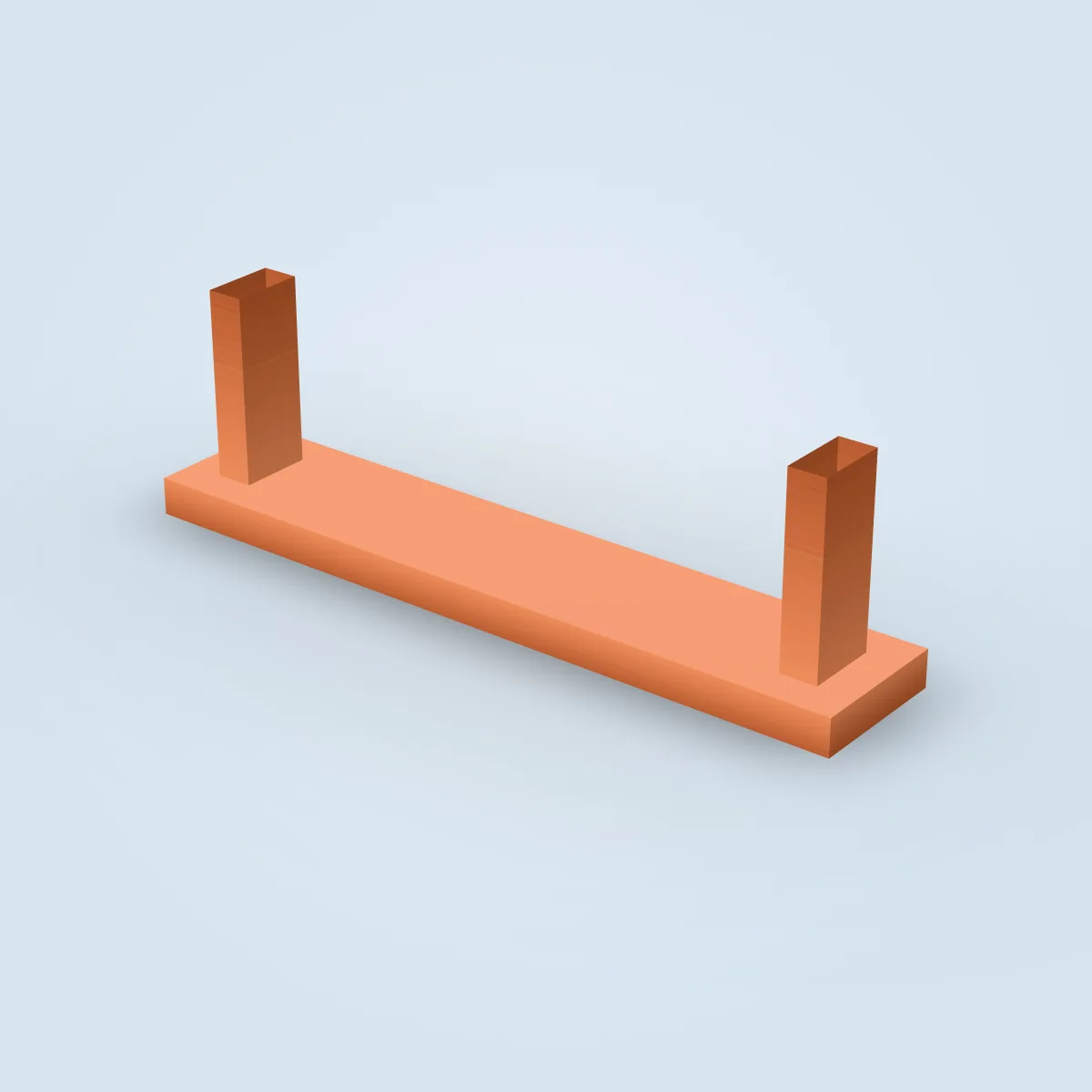 Coaster Wood Segment Model
