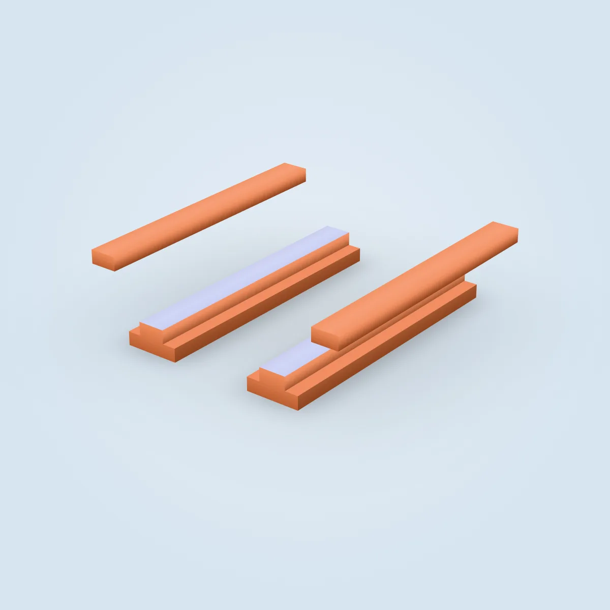 Coaster Wood Track Model