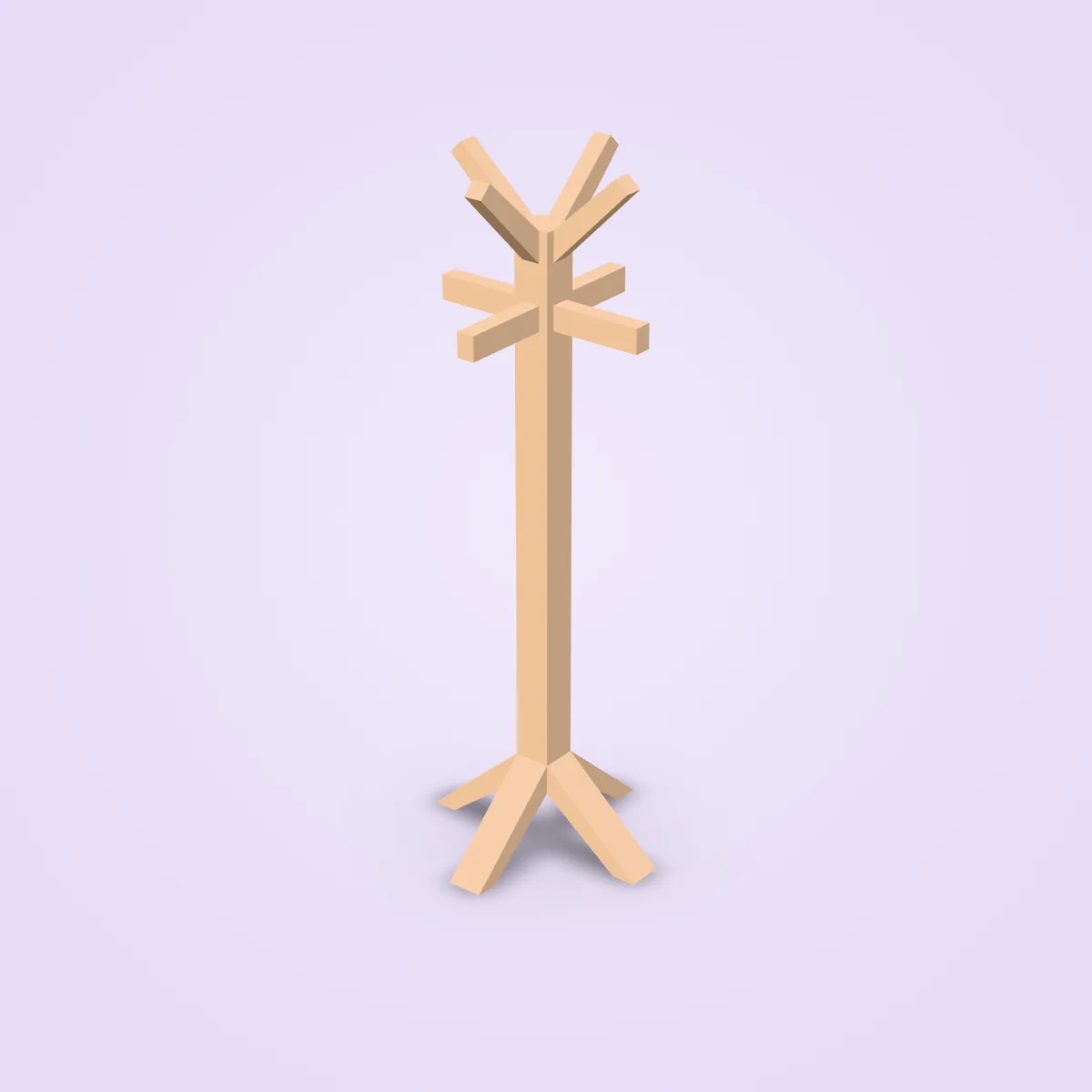 Coat Rack Standing Model